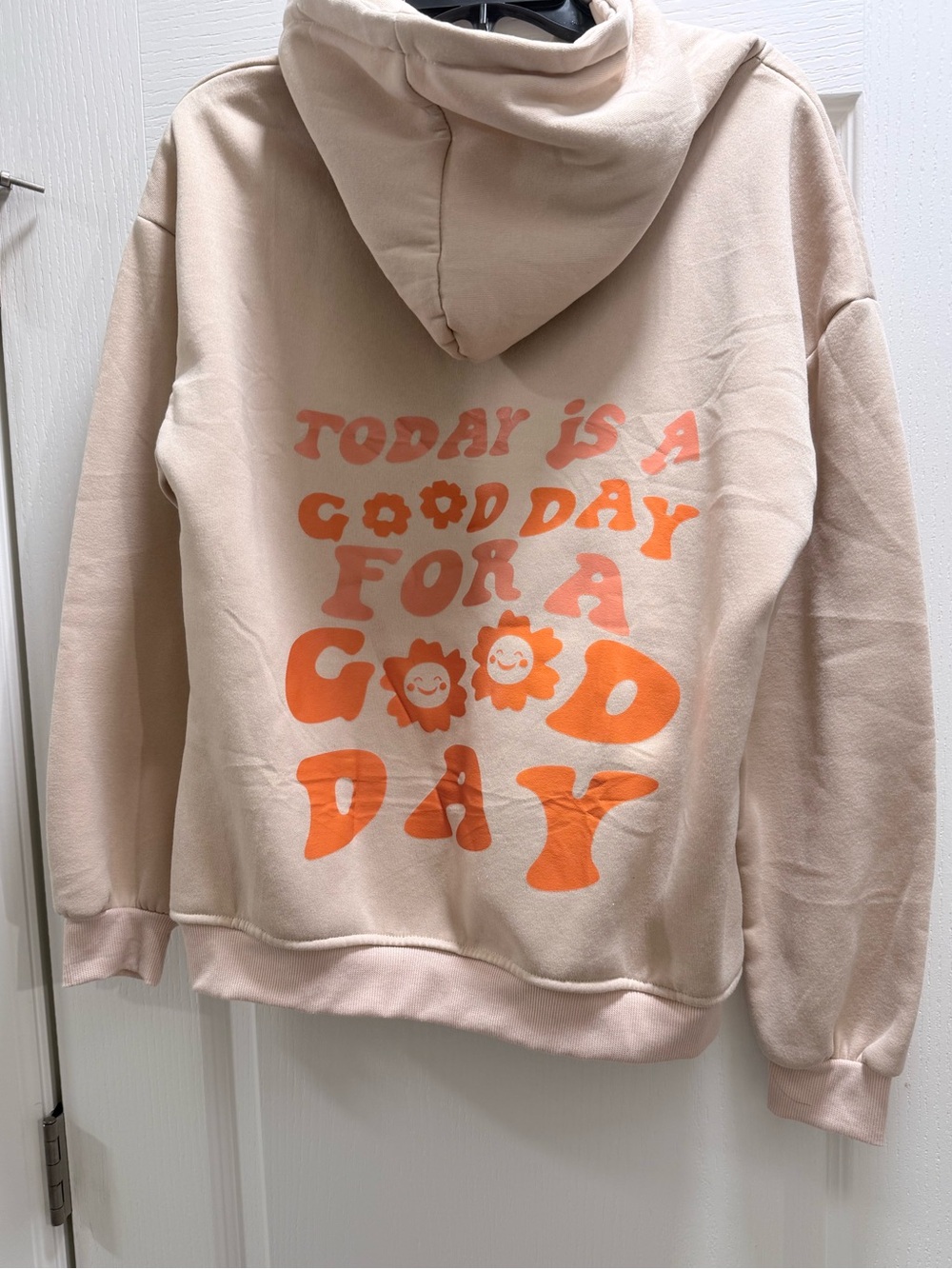 Cream Graphic Hoodie - Picture 1 of 5